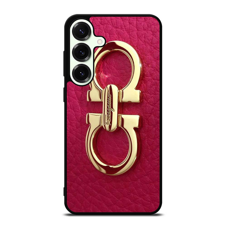 SALVATORE FERRAGAMO LOGO MAGENTA Samsung Galaxy S25 Plus Case Cover