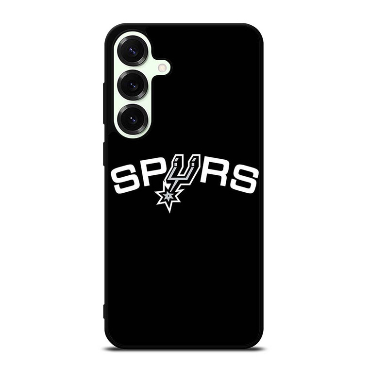 SAN ANTONIO SPURS LOGO BLACK Samsung Galaxy S25 Plus Case Cover