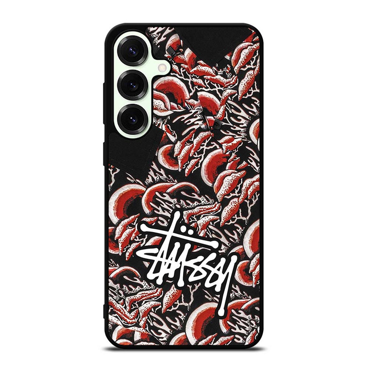 STUSSY CORAL PATTERN Samsung Galaxy S25 Plus Case Cover