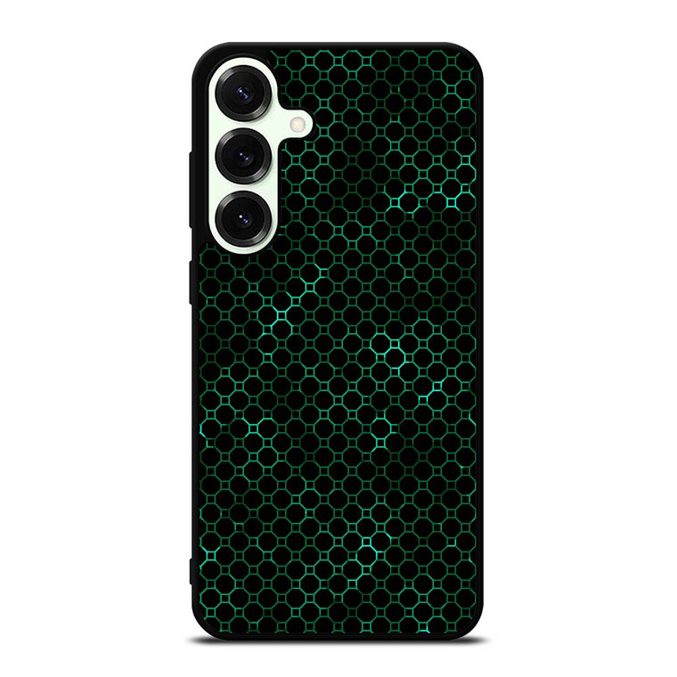 STYLISH HEXAGONAL GREEN PATTERN Samsung Galaxy S25 Plus Case Cover