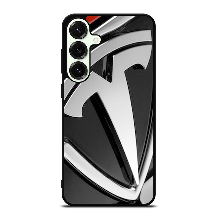 TESLA MOTOR EMBLEM LOGO Samsung Galaxy S25 Plus Case Cover