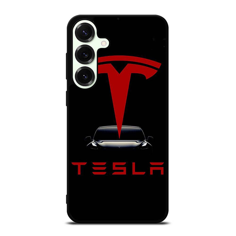 TESLA MOTORS LOGO Samsung Galaxy S25 Plus Case Cover