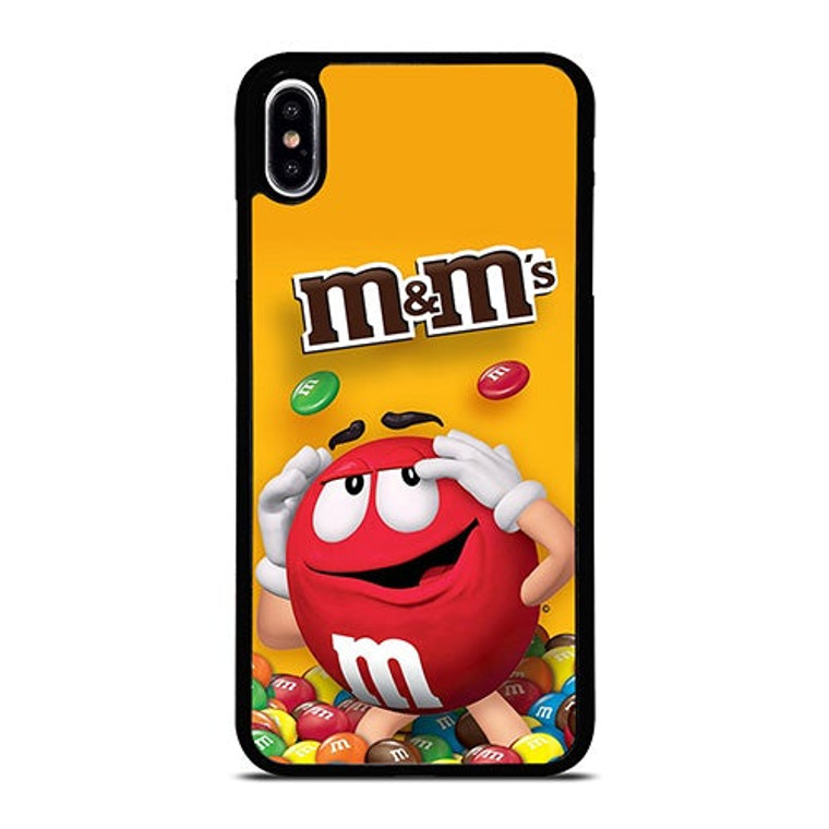 M&M'S CHOCOLATE MASCOT iPhone XS Max Case Cover