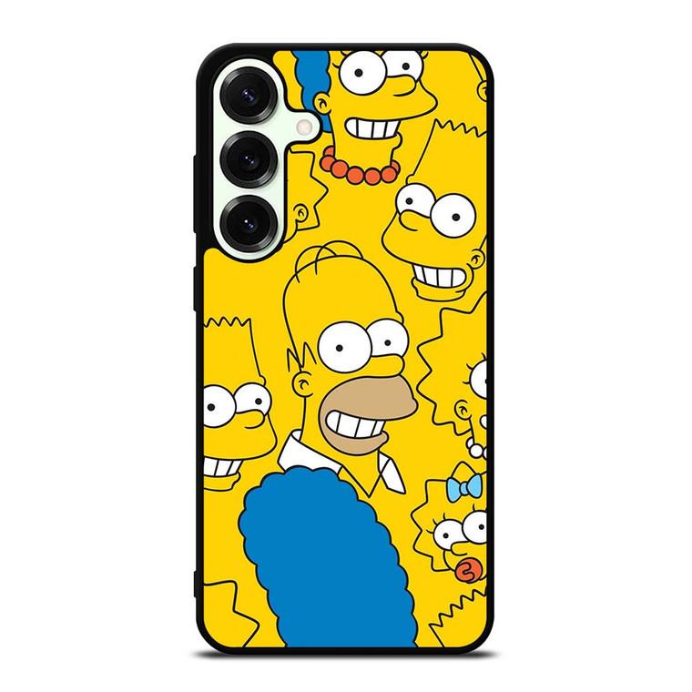 THE SIMPSONS CARTOON COLLAGE Samsung Galaxy S25 Plus Case Cover