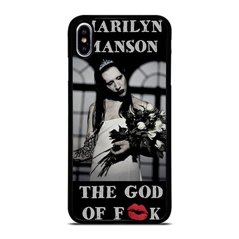 MARILYN MANSON THE GOD OF FUCK iPhone XS Max Case Cover