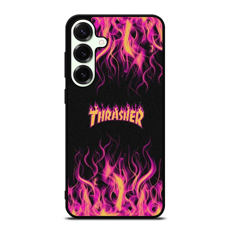 THRASHER FLAME SKATEBOARD MAGAZINE Samsung Galaxy S25 Plus Case Cover