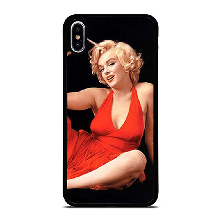 MARILYN MONROE RED DRESS iPhone XS Max Case Cover