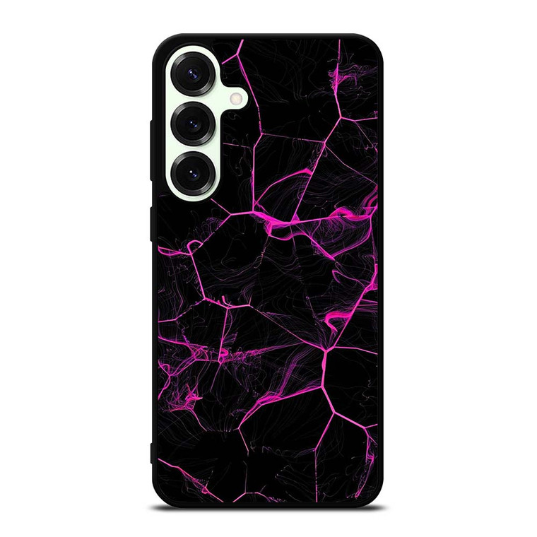 VIOLET ABSTRACT SMOKED GRID Samsung Galaxy S25 Plus Case Cover