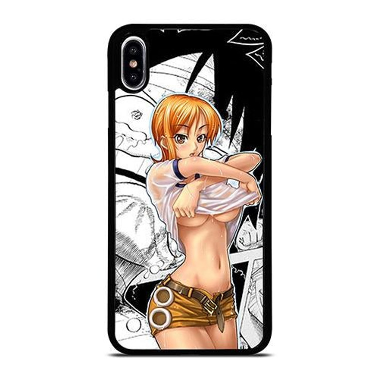 NAMI SEXY ONE PIECE COMIC iPhone XS Max Case Cover