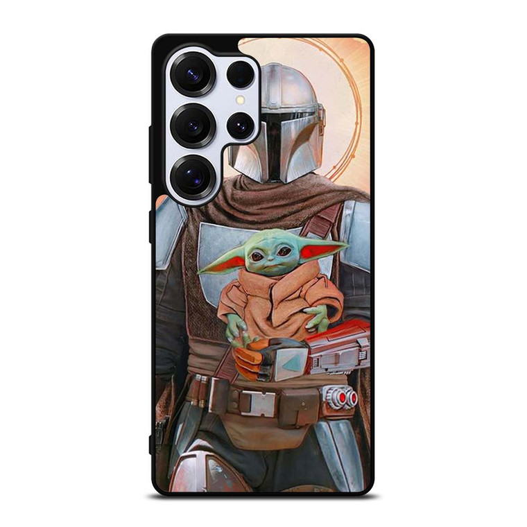 BABY YODA AND THE MANDALORIAN STAR WARS Samsung Galaxy S25 Ultra Case Cover