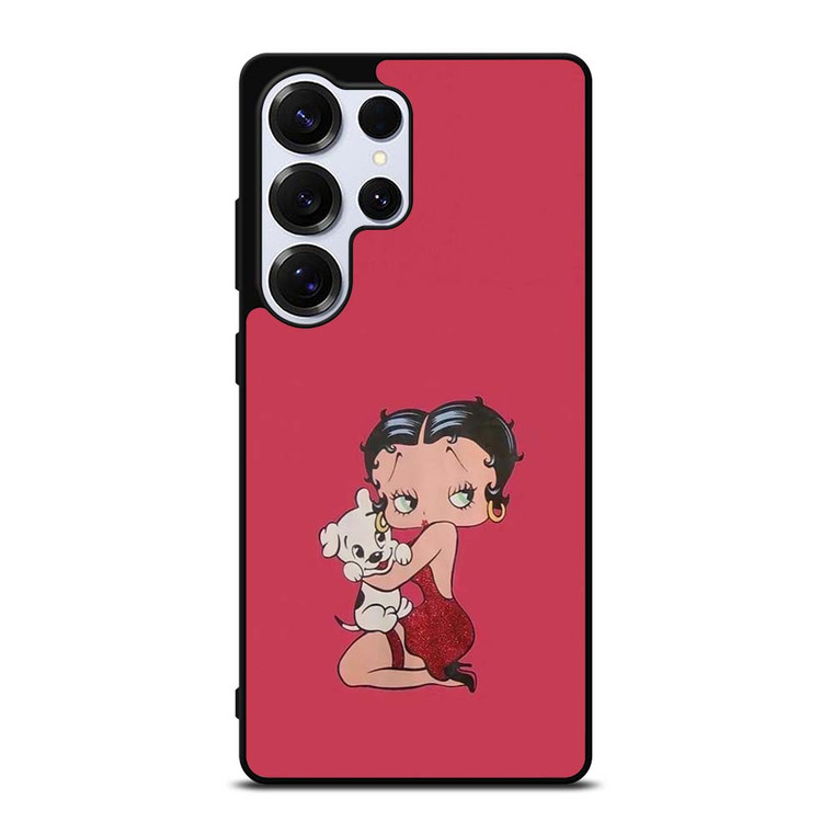 BETTY BOOP AND PUDGY CARTOON Samsung Galaxy S25 Ultra Case Cover