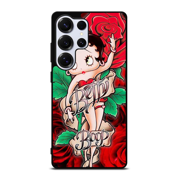 BETTY BOOP FLORAL Samsung Galaxy S25 Ultra Case Cover