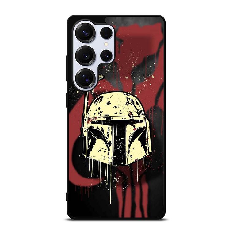BOBA FETT HELMET STAR WARS ART Samsung Galaxy S25 Ultra Case Cover