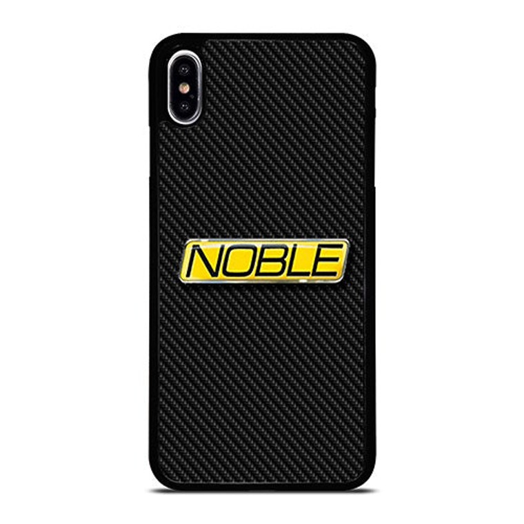 NOBLE CARBON LOGO iPhone XS Max Case Cover