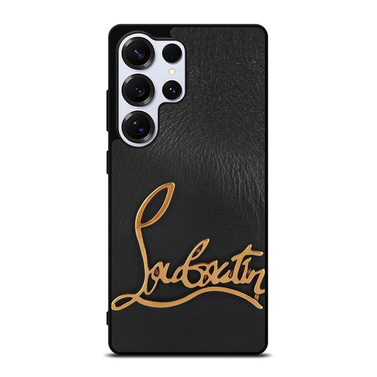 CHRISTIAN LOUBOUTIN LOGO LEATHER Samsung Galaxy S25 Ultra Case Cover