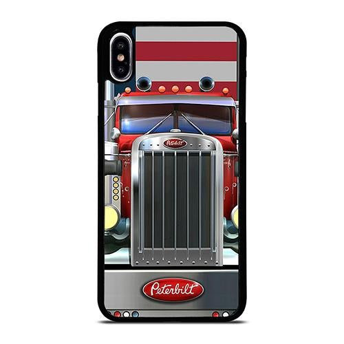 PETERBILT TRUCK AMERICAN FLAG iPhone XS Max Case Cover