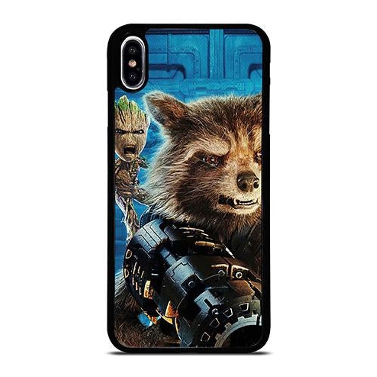 ROCKET RACCOON X GROOT iPhone XS Max Case Cover