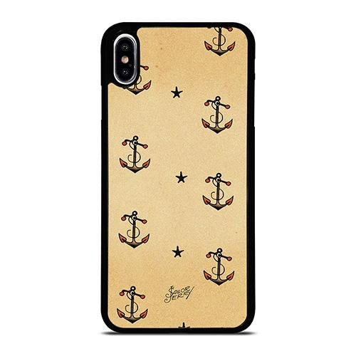 SAILOR JERRY ANCHOR PATTERN iPhone XS Max Case Cover