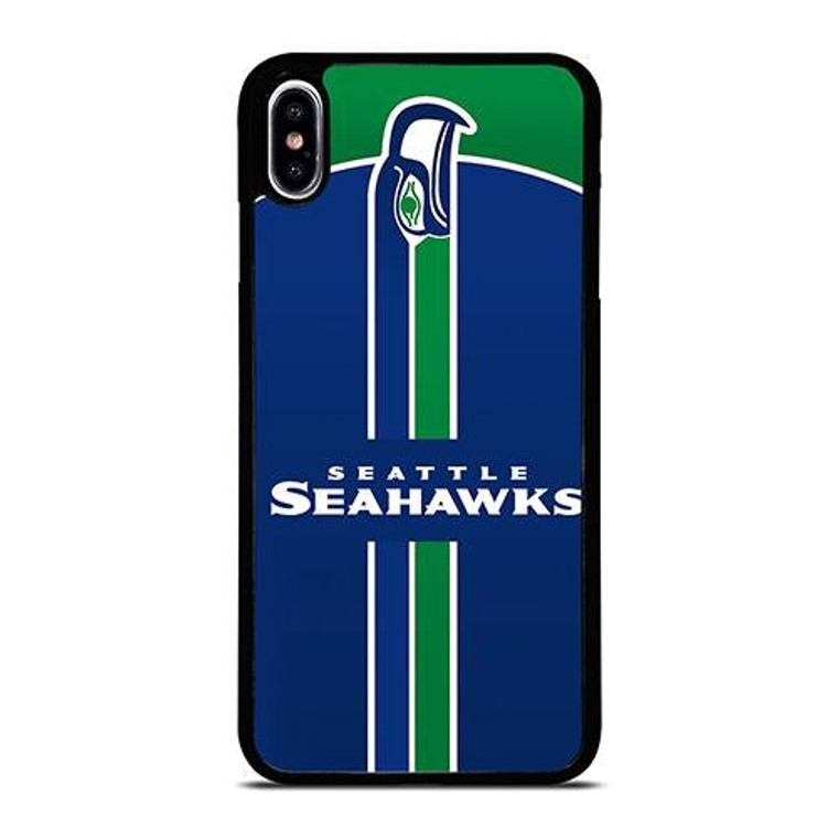 SEATTLE SEAHAWKS VERTICAL LOGO iPhone XS Max Case Cover