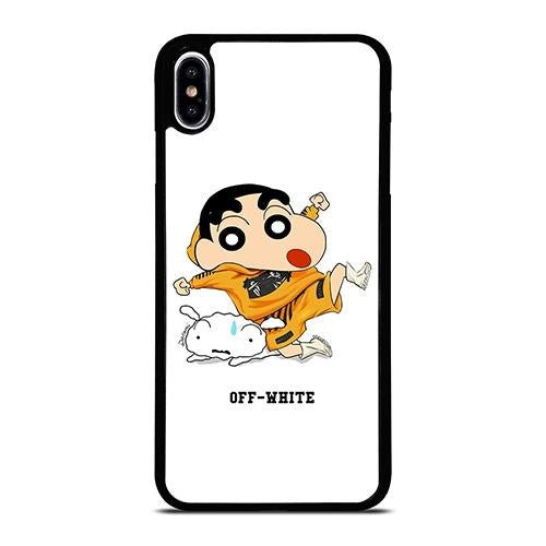SHIN CHAN X OFF WHITE iPhone XS Max Case Cover