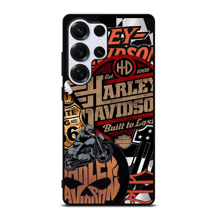 HARLEY DAVIDSON MOTORCYCLE LOGO COLLAGE Samsung Galaxy S25 Ultra Case Cover