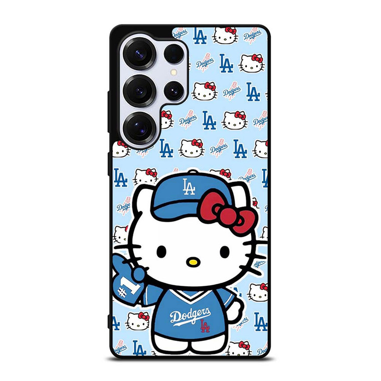 HELLO KITTY LA DODGERS LOS ANGELES BASEBALL Samsung Galaxy S25 Ultra Case Cover