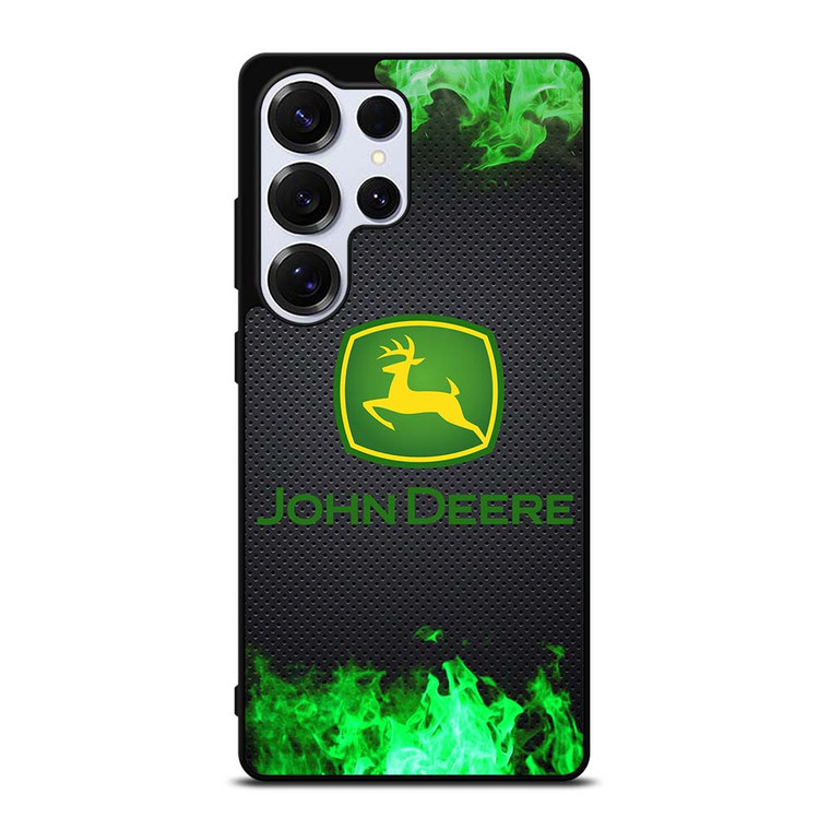 JOHN DEERE TRACTOR LOGO GREEN FIRE Samsung Galaxy S25 Ultra Case Cover