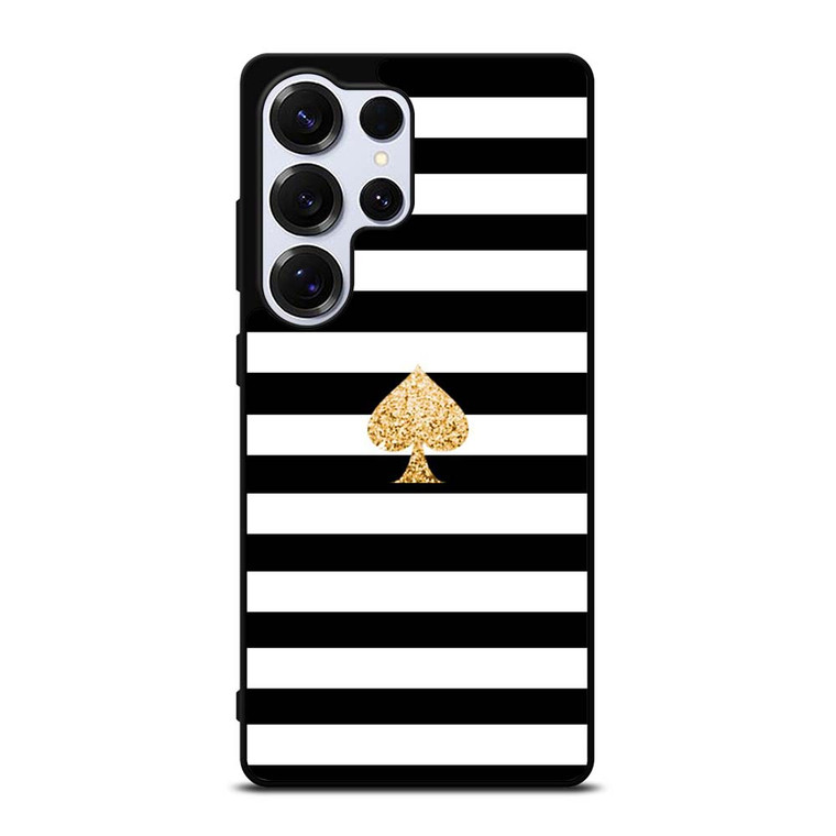 KATE SPADE GOLD AND STRIPES Samsung Galaxy S25 Ultra Case Cover