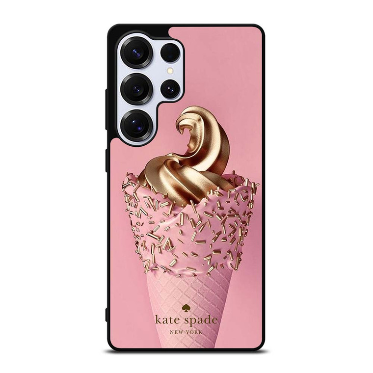 KATE SPADE NEW YORK LOGO GOLDEN ICE CREAM Samsung Galaxy S25 Ultra Case Cover