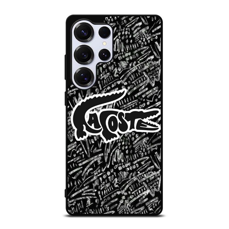LACOSTE LOGO BLACK AND WHITE Samsung Galaxy S25 Ultra Case Cover