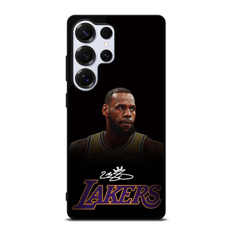 LEBRON JAMES LA LAKERS AUTOGRAPH Samsung Galaxy S25 Ultra Case Cover