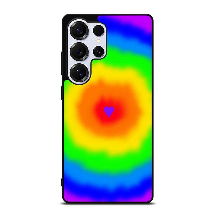 LOVE RAINBOW TIE DYE PATTERN Samsung Galaxy S25 Ultra Case Cover