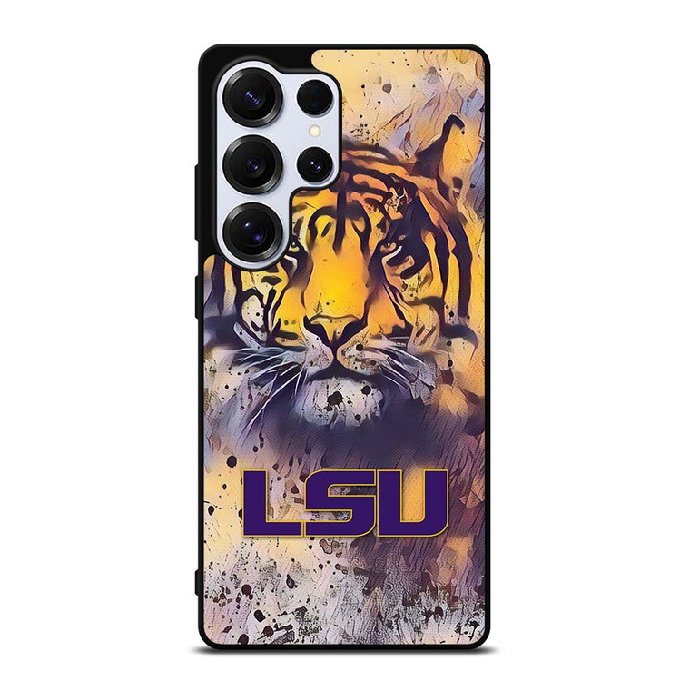 LSU TIGERS ART LOGO Samsung Galaxy S25 Ultra Case Cover