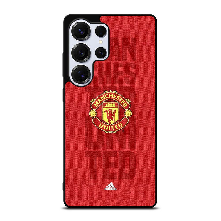 MANCHESTER UNITED FC LOGO ADIDAS Samsung Galaxy S25 Ultra Case Cover