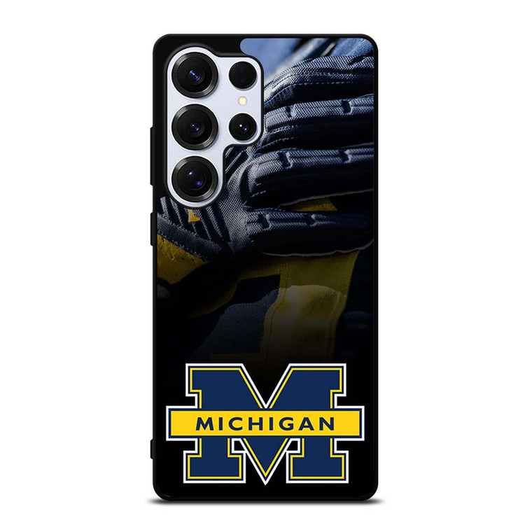 MICHIGAN WOLVERINES JERSEY GLOVES Samsung Galaxy S25 Ultra Case Cover