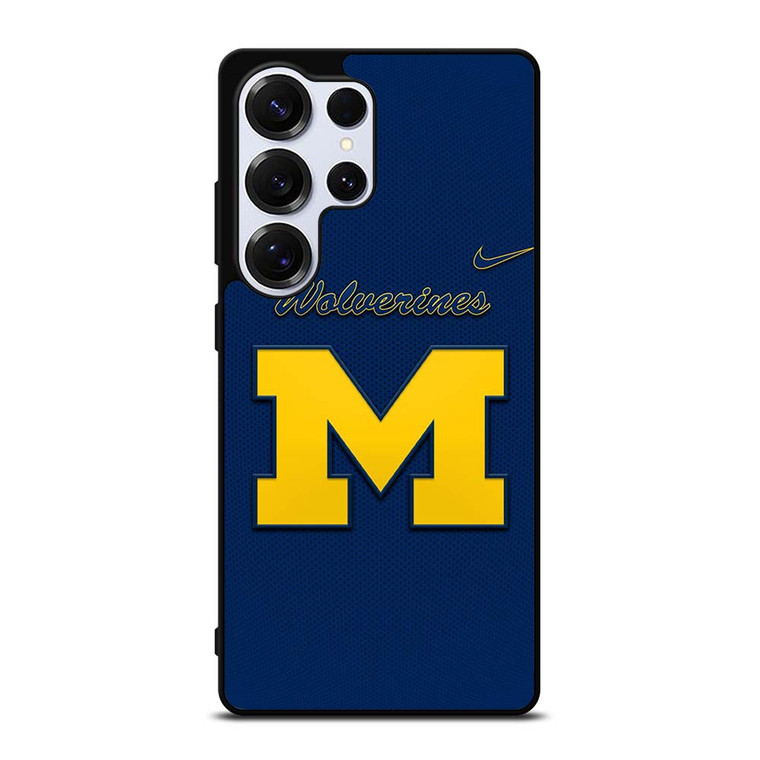 MICHIGAN WOLVERINES LOGO NIKE UNIVERSITY FOOTBALL Samsung Galaxy S25 Ultra Case Cover