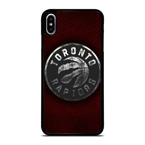 TORONTO RAPTORS RED METAL iPhone XS Max Case Cover