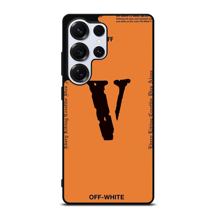 OFF WHITE V LONE LOGO Samsung Galaxy S25 Ultra Case Cover