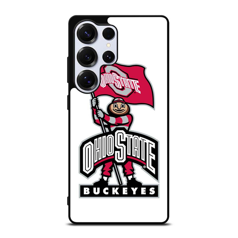 OHIO STATE BUCKEYES LOGO FOOTBALL MASKOT Samsung Galaxy S25 Ultra Case Cover