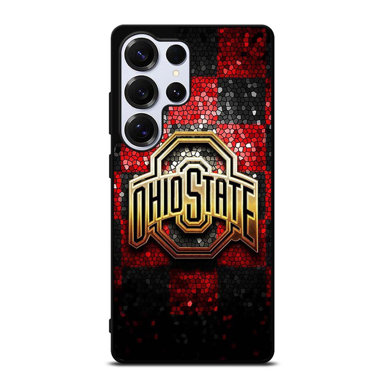 OHIO STATE LOGO FOOTBALL MOZAIC ICON Samsung Galaxy S25 Ultra Case Cover