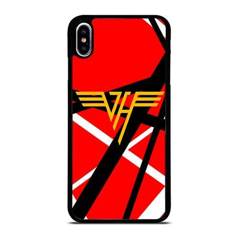 VAN HALLEN RED ABSTRACT LOGO iPhone XS Max Case Cover
