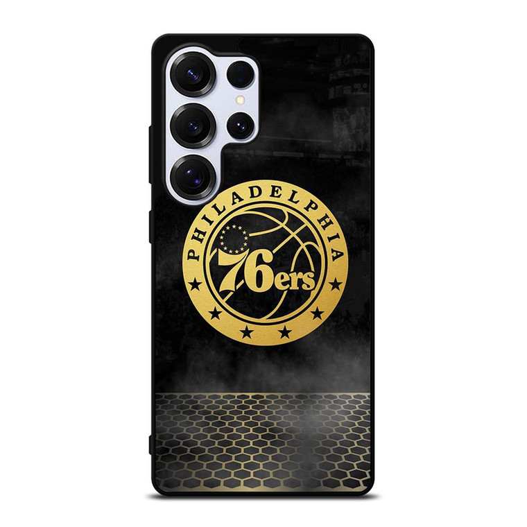 PHILADELPHIA 76ERS GOLD LOGO Samsung Galaxy S25 Ultra Case Cover