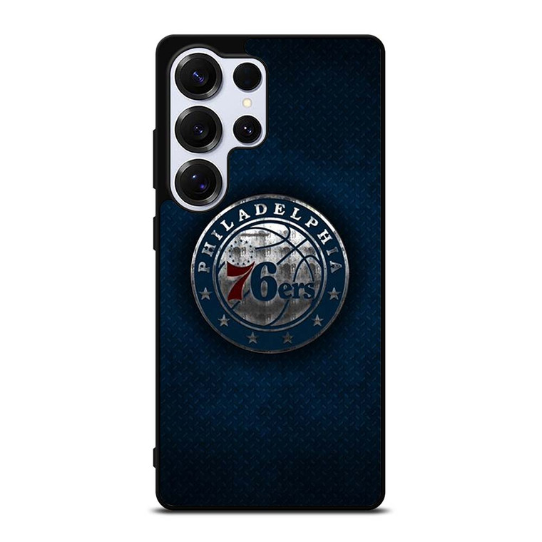 PHILADELPHIA 76ERS METAL LOGO Samsung Galaxy S25 Ultra Case Cover