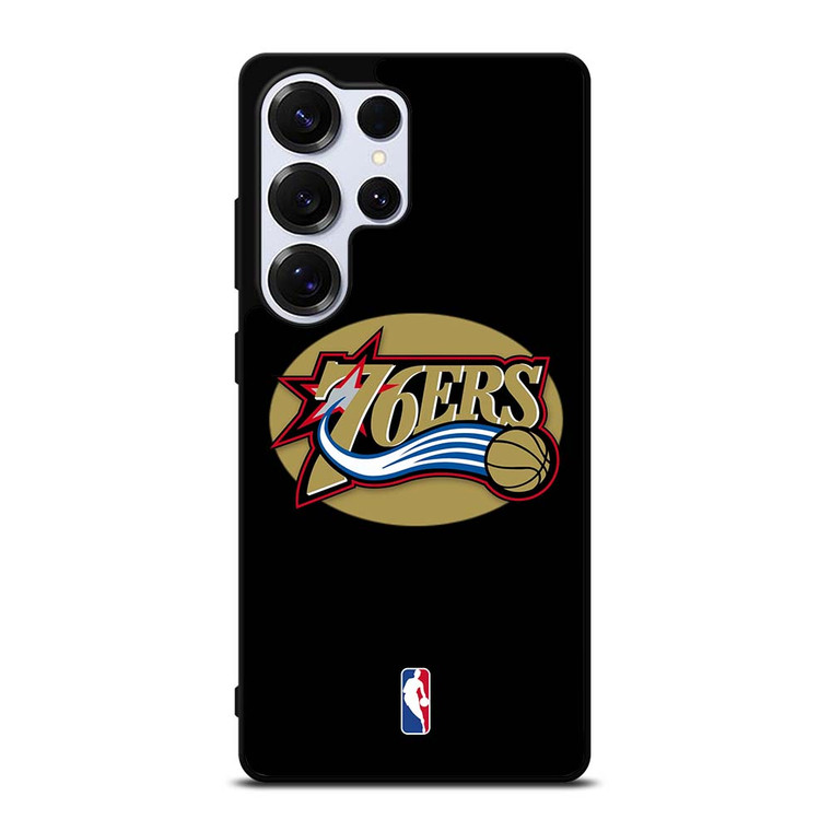 PHILADELPHIA 76ERS NBA GOLD LOGO Samsung Galaxy S25 Ultra Case Cover