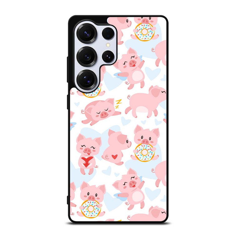 PINK BABY PIGS PATTERN Samsung Galaxy S25 Ultra Case Cover
