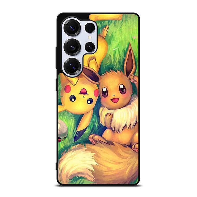 POKEMON EEVEE AND PIKACHU Samsung Galaxy S25 Ultra Case Cover