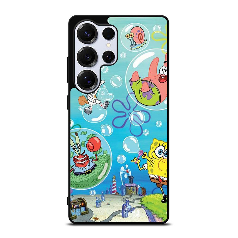SPONGEBOB AND FRIENDS BUBBLES Samsung Galaxy S25 Ultra Case Cover