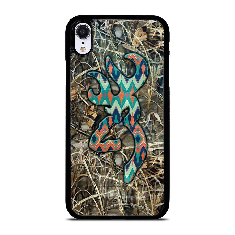 CAMO BROWNING LOGO iPhone XR Case Cover