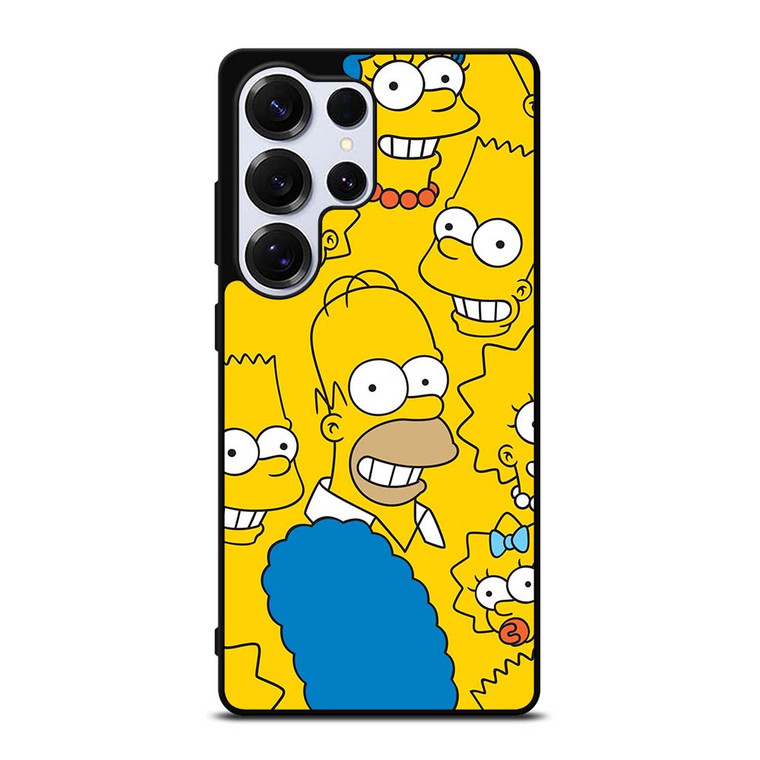 THE SIMPSONS CARTOON COLLAGE Samsung Galaxy S25 Ultra Case Cover