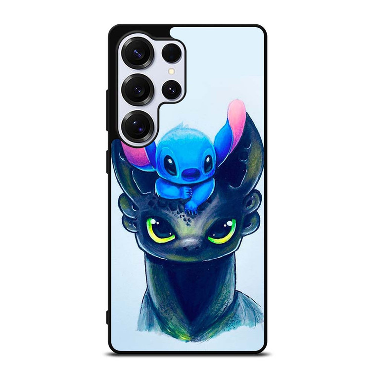 TOOTHLESS AND STITCH ART Samsung Galaxy S25 Ultra Case Cover